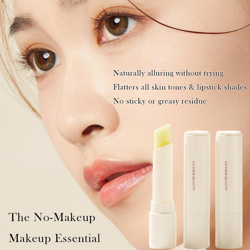 2 Pcs Colorless Lip Primer - Unscented & Non-Sticky, Ultra-Moisturizing