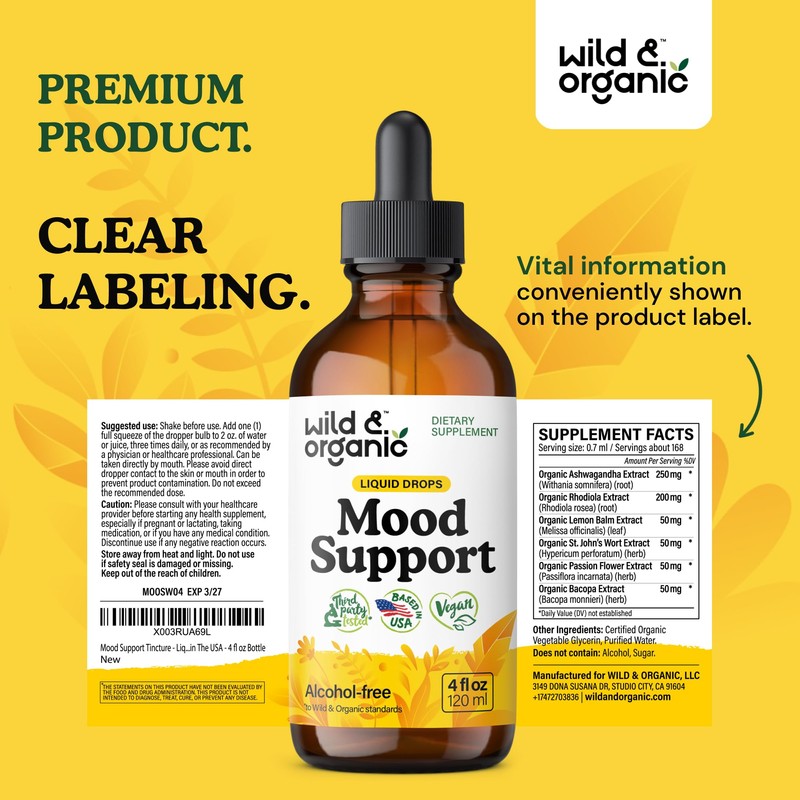 Wild & Organic Wild & Organic Mood Support Supplement -