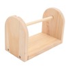 Wooden Yarn Holder Single Rotating Yarn Storage Horizontal Crochet Yarn