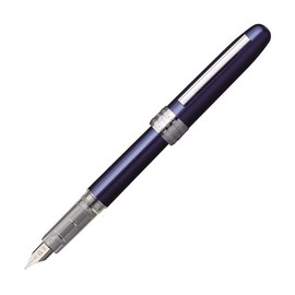 PLATINUM Plaisir PGB-1000#56 Fountain Pen/Nib Thicknesses: Fine/Colour: Blue/Blue/Blue/Handmade/Plastic Packaging/Fountain Pen