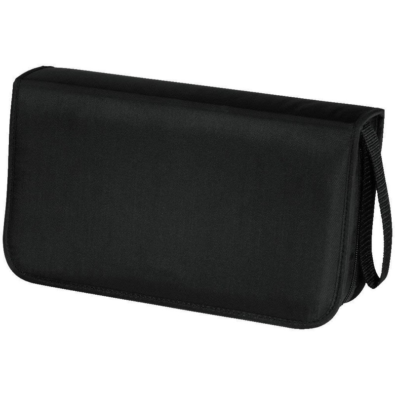 Hama CD wallet for storing 80 CDs/DVDs/Blu-rays, black,00033832