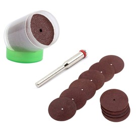 Cutting Disc Set -35 pcs Blades Cutting Disc Reinforced Cut Off Grinding Discs Wheels Set 22mm with Arbor Mandrel for Rotary Tool