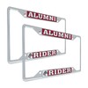 Desert Cactus Rider University Car Accessories Metal License Plate Frame