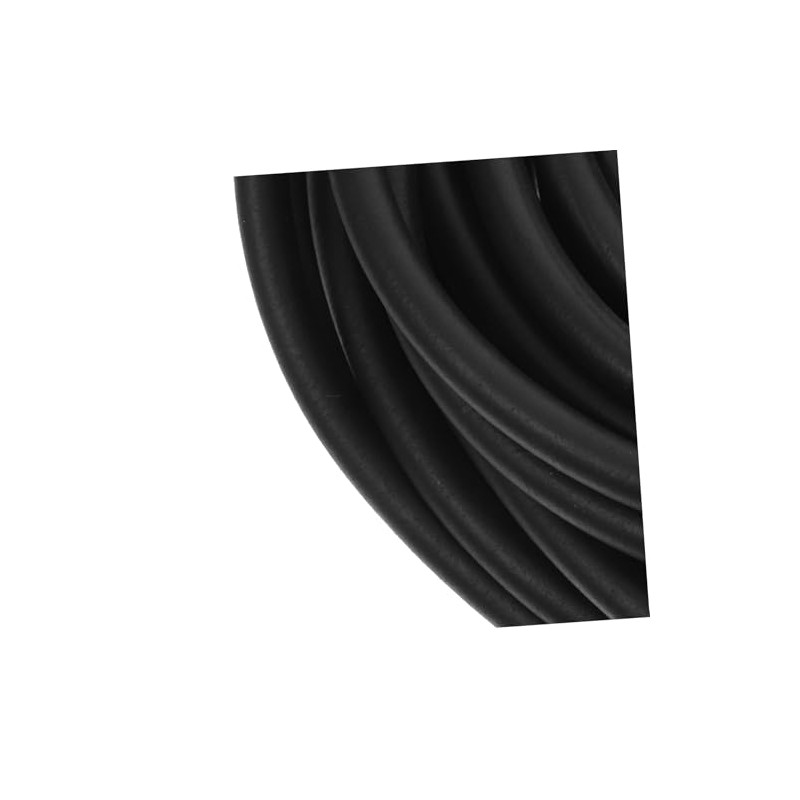 Epdm Tira de Sellado Redonda para Muebles Negra y Gabinetes