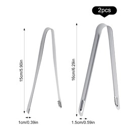 UOCAI Egg Chalaza Removal Tool, Eggshell Fragment Removal Utensil, Chalaza Remover, Stainless Steel Kitchen Gadgets, Egg Chalaza Remover, Grill Tongs Made of Stainless Steel, Chalaza Remover, Pack of