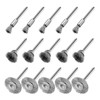 Snokay 15-Pack Stainless Steel Wire Brush Set, Wire Brush Wheels