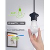 LOHAS Super Bright White LED Light Bulb, A21 23W(150-200Watt Equivalent),