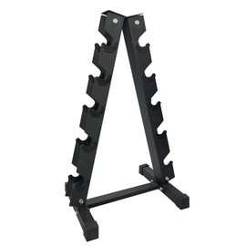 5 Tier Dumbbell Rack Stand Only, A-Frame Sturdy Steel Weight Storage Rack for Home Gym