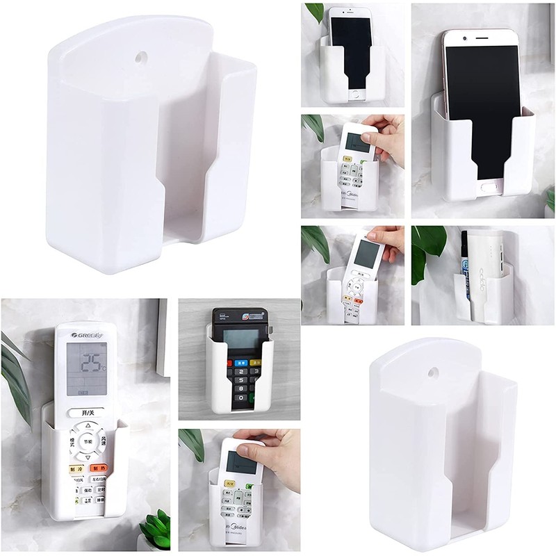 LATRAT Pack of 2 Remote Control Holders Wall Remote Control