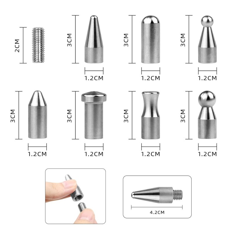 LadyRosian Dent Repair 22PCS Tools Paintless Dent Repair Hammer with
