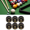 6pcs Pool Cue Tips Professional Multi Layers Billiard Pool Cue