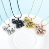 Hearbeingt Cremation Jewelry for Ashes, Elephant Shape Memorial Pendant Made