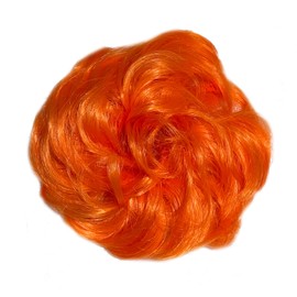 Kediciz Messy Bun Hair Piece, 2PCS Fake Hair Buns Scrunchies Extensions Synthetic Thick Updo Hairpieces Curly Wavy Chignon Ponytail for Women Girls Kids Dark Purple