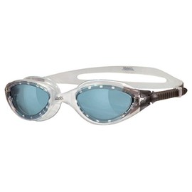 Zoggs Adults Panorama Smoke Tinted Lenses Goggles with UV Protection - Clear