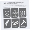 LIFKOME 10 Hole Decorative Covers Air Conditioner Vent Caps Louvre