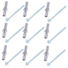 WHAMVOX 10sets Tv Mount Anchors for Heavy Duty Installation Includes Expansion Screws for Tv Brackets Exhaust Hoods Easy to Install Suitable for Various Applications
