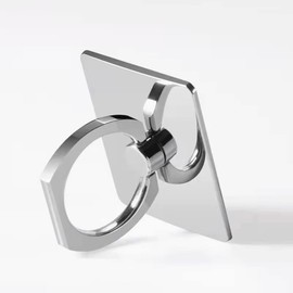 Smartphone Ring, Thin, Holding Ring, Drop Prevention Ring, Smartphone Stand, Stylish, Bunker Ring, Stand Function, One-Handed Operation, 360° Rotation, Strong Adhesion, Glossy, Overflow, Compatible