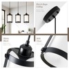 Osimir Black Pendant Lights Kitchen Island 3 Pack, Modern Kitchen