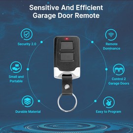 2 for Chamberlain LiftMaster Craftsman Garage Door Opener Remote 893LM 893Max 891LM 971LM 973LM Universal