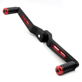 Unrestricted Walk Two-Tone Collection Motorcycle Heel Toe Shifter Lever + Shift Peg for Harley FL Softail/Touring、Road King、Road Glide、Street Glide/Tri Glide Trikes Black&Red