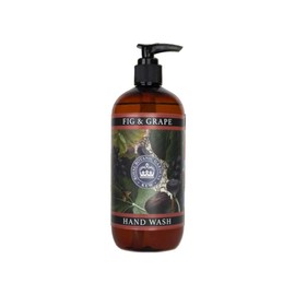 The English Soap Company Kew Gardens Luxury Hand and Body Wash, Refreshing Botanical Wash with a Rich Lather, Enriched with Soothing Aloe Vera and Vitamin E, Fig and Grape Scent 500ml