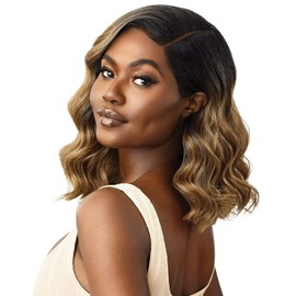 Outre Melted Hairline Synthetic HD Lace Front Wig - LUELLEN (1B Off Black)