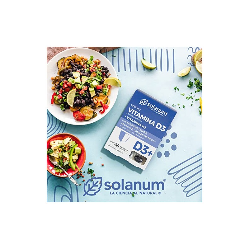 Vitamina D3 + Vitamina K2 | 45 Cápsulas | de