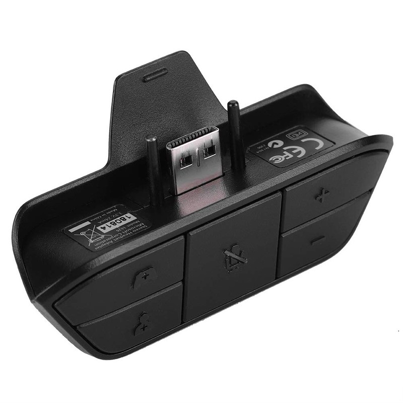 Controller Headset Adapter, Stereo Headset Adapter with Game Control &