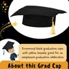 U. S. Toy Kindergarten Black Graduation Caps w/Gold Tassel, Preschool