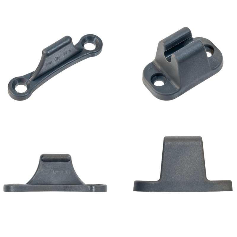 Caravan Door Stop 1 Pack Grey Screw On with 35mm