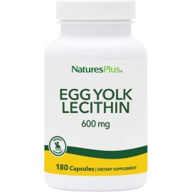 Nature's Plus Egg Yolk Lecithin (600mg)  180 caps