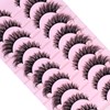 SLSXNL Strip Lashes Wispy Cat Eye False Eyelashes Natural Fox