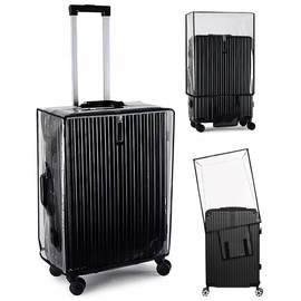 PVC Travel Suitcase Cover Protectors, Suitcase Cover Protector, Washable Suitcase Protector, Waterproof Travel Suitcase cover, Transparent Travel Luggage Cover, Luggage Protector Suitcase Cover (28IN)