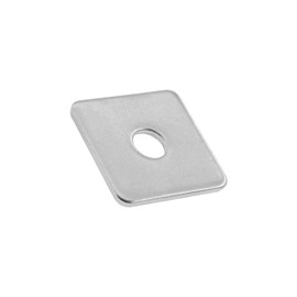 Squares Washer Plate,ULIFESTAR 304 Stainless Steel Heavy Duty Square Washers,Metal Washers Channel Square Washer,Flat Pad Spacer Gasket for Hardware Fastener