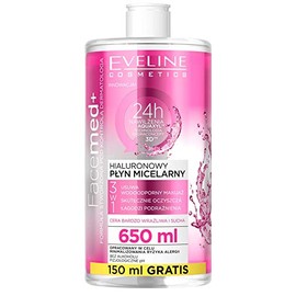 Eveline Cosmetics Facemed Hyaluronic 3-in-1 Micellar Liquid 650 ml