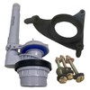 Kohler Barrington Replacement Toilet Flush Valve Kit with Adjustable Overflow
