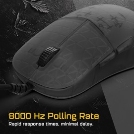 ENDGAME GEAR XM2 8k Gaming Mouse – 8000Hz Polling Rate, Kailh GX Switches, PixArt PAW3395 Sensor, Ultra-Light 52 g, Dark Frost Edition