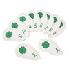 10 PCS Golf Club Head Covers Four Leaf Clover Pattern