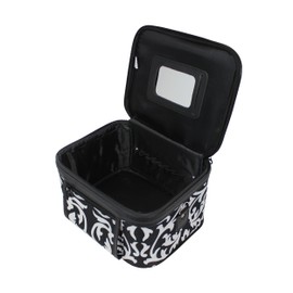 World Traveler Women's 2-Piece Cosmetic Case Set, Owl Brown