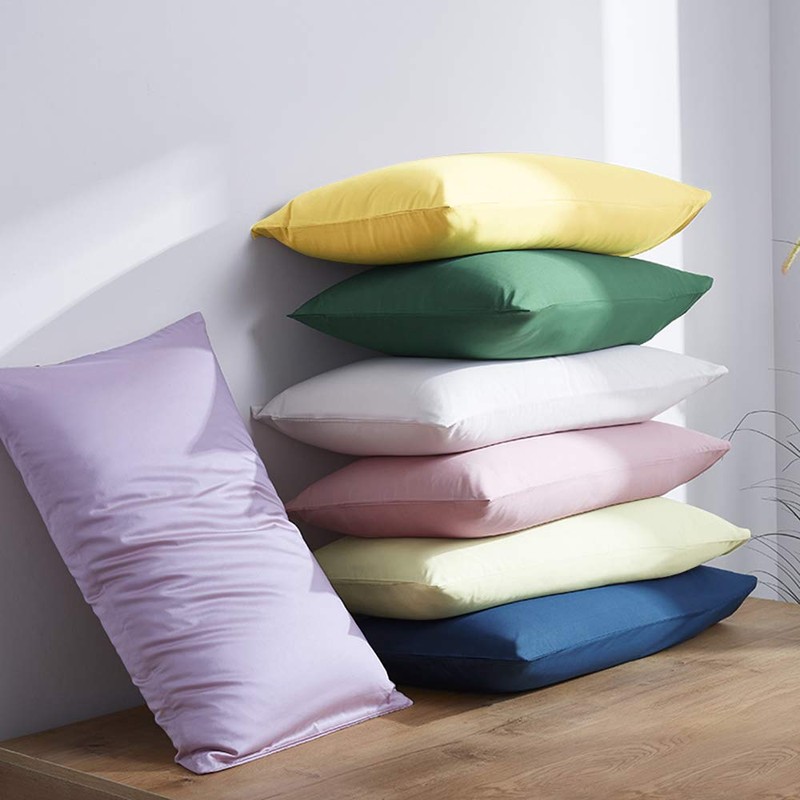 NTBAY 2 Pack 500 Thread Count 100% Egyptian Cotton Pillowcases,