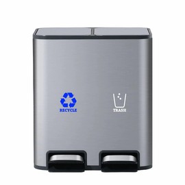 XTRAYXRAY Trash Recycle Compost Stickers Set of 3 Recycle Vinyl Decal Sticker for Trash Can, Compost Bin, Recycle Bin Symbol to Organize Garbage containers or Trash cans