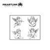 INKARTLINK 2 Pack 2 Weeks Long Lasting Waterproof Jagua Tattoo