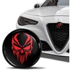 SkinoEu Compatible with Alfa Romeo Emblem Badge Bonnet/Boot 74 mm