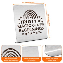 Coworker Leaving Gift for Women Men Inspirational Desk Decor for Colleagues Coworkers Going Away Gift Farewell Gifts Plaque Sign Desk Decor for Coworkers Christmas Retirement Gifts