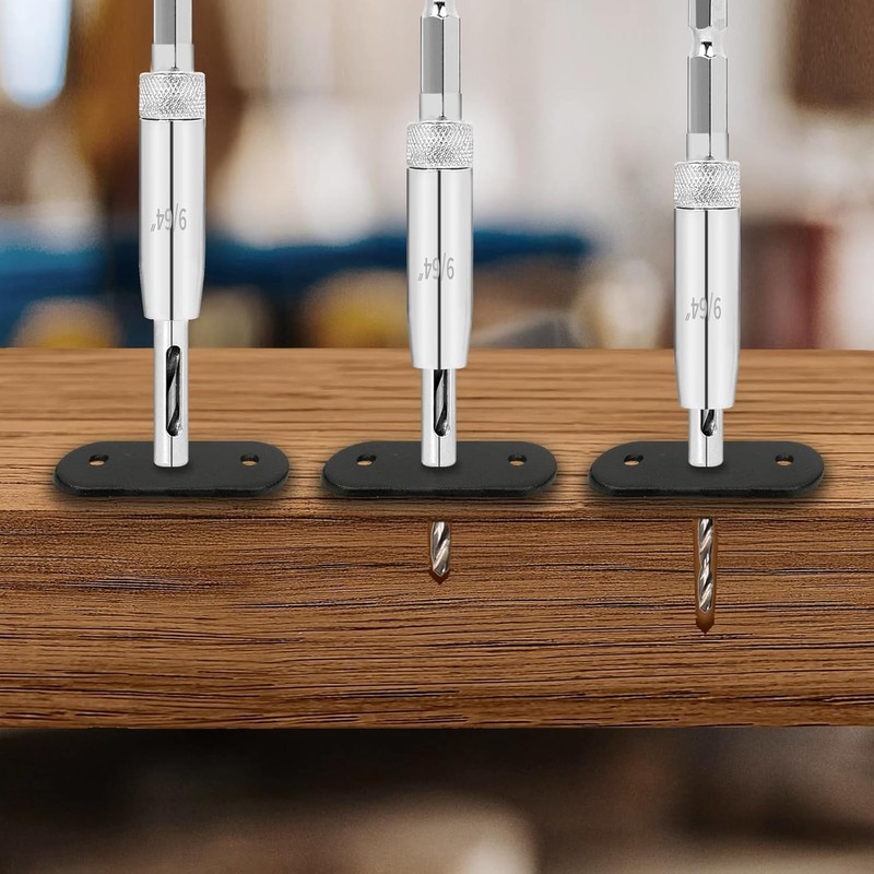 3 Piece Hinge Drill Bit Self Centring, Self Centering Drill