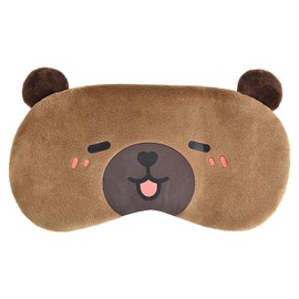 Capybara Sleep Mask, Eye Mask for Sleeping, Novelty Plush Sleeping Masks, Travel, Nap Blindfold, Eye Cover, Night Mask for Women and Men (Capybara)