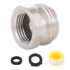 Snutuya Garden Hose to Shower Pipe/Arm Handshower Adapter, G1/2 Female