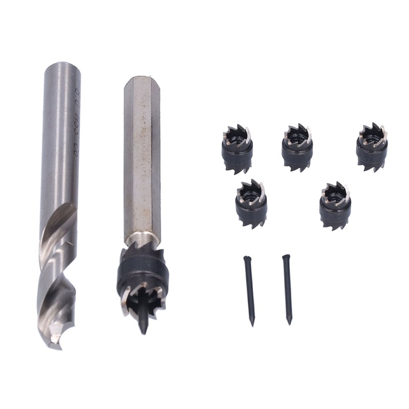 9Pcs Spot Weld Cutter Set Stainless Steel Efficient Industrial Professional