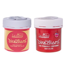 La Riche Directions Semi-Permanent Hair Colour Dye x2 Pack-Peach & Pastel Pink
