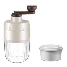 Manual Shaved Ice Shaver Snow Cone Machine Labor Saving Small Manual Ice Crusher for Household